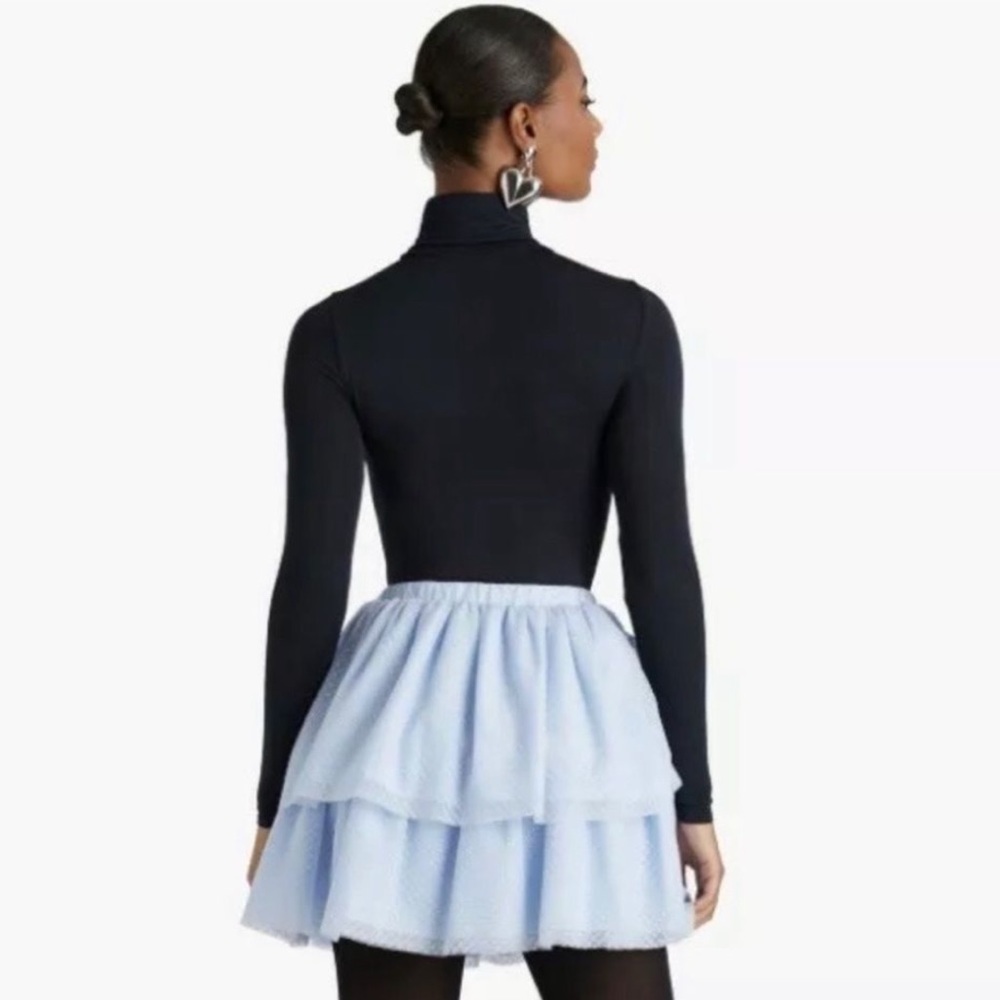 Hill House Clara Tulle Skirt in Powder Blue - Picture 5 of 14